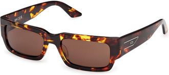 GCDS GD0068 52E Mens Sunglasses Tortoiseshell Size 53