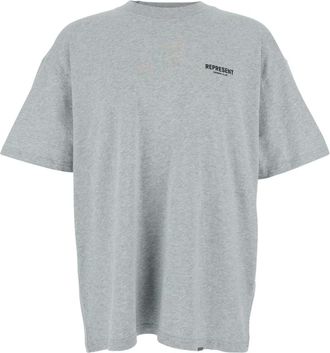 Represent Represent, Heren, Tops, Grijs, Maat: XL Katoen