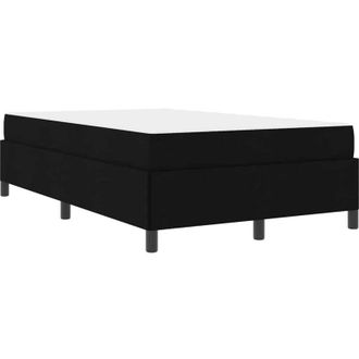 vidaXL Cama Tipo Box Spring Negro Y Negro 120 X 190 Cm Vidaxl