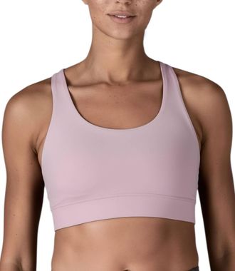 Patagonia Maipo Mid Impact Sport Bra In Light Violet