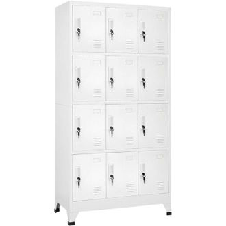 vidaXL Vidaxl - Taquilla Con 12 Compartimentos 90x45x180 Cm