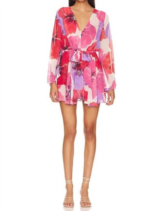 Misa Kaia Dress In Poppy Love