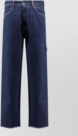 Darkpark cotton wide-leg jeans