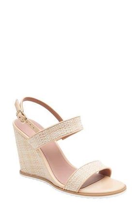 Linea Paolo Edith Wedge Sandal in Natural at Nordstrom Rack, Size 9
