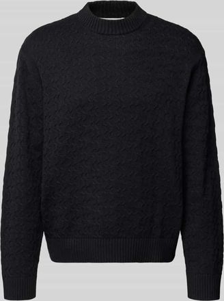 Selected Regular Fit Strickpullover aus reiner Baumwolle Modell PHILIP in Black, Größe XXL