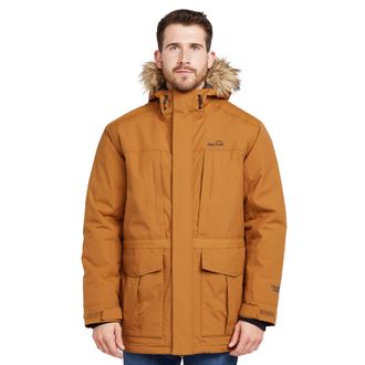 Peter Storm Mens Parka III Waterproof & Insulated Jacket, Winter Coat - Brown - Size X-Small