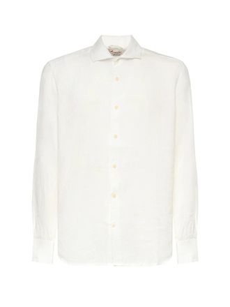 MC2 Saint Barth Minimalist Long-Sleeve Button-Up Shirt