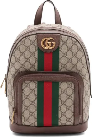 Gucci Pre-owned Gucci Small GG Supreme Web Ophidia Backpack Unisex IV9D5WNSZ8NN4BGV