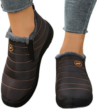 Generic Petite Women Womens Winter Ankle Boots Fleece On Wellies Snow Lightweight Knee-High Suede Commute, Office City Walking Wide Fit Chelsea Comfy Cushione