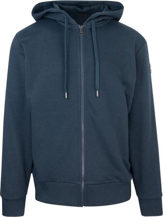 Colmar Blauwe Hoodie Lente Gewicht Ritssluiting - Heren - Vesten met rits - Blauw - S - Katoen - Hoodies & sweatvesten