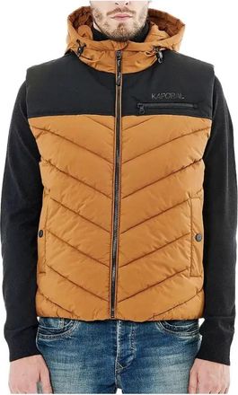 Kaporal Chet Biscui Doudoune sans manche - Heren - Bodywarmers - Geel - S - Jassen