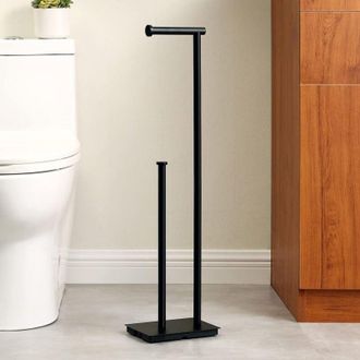 OEM Portarrollos De Papel Higi&eacute;nico Independiente, Soporte Para Rollo De Papel Higi&eacute;nico De Ba&ntilde;o Con Dispensador De Papel De Repuesto, Acero Inoxidable Su