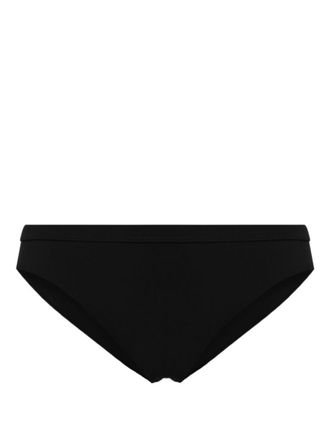 Jil Sander Black elasticated-waistband bikini bottom