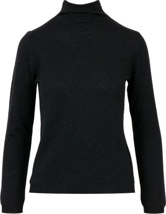 Gran Sasso Turtleneck Trui - Dames - Coltruien - Zwart - XS - Wol - Truien & Vesten