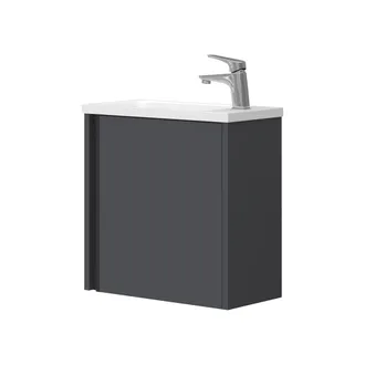 Vicco Conjunto De Muebles De Ba&ntilde;o Kleo, Antracita, 2 Piezas
