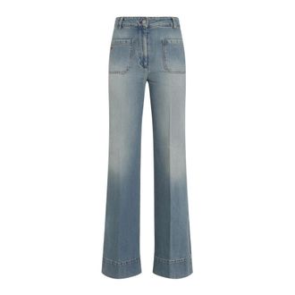 Victoria Beckham Dames, Jeans, Blauw, Maat: W29 Katoen