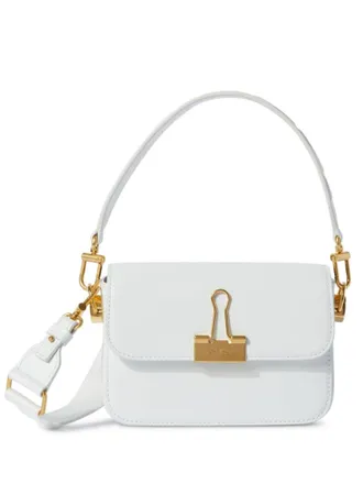 Off-white Binder small leather shoulder bag