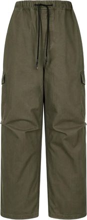 TOMBOY Broek met trekkoord en cargo zak - Groen