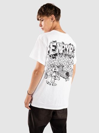Empyre Trouble Cat T-Shirt weiss