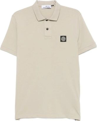 Stone Island Tops, Heren, Groen, 3Xl, Katoen, Pique Polo Shirt