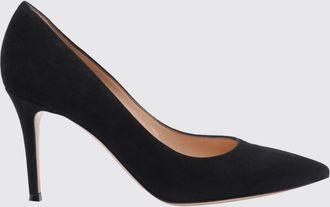 Gianvito Rossi D&eacute;collet&eacute; Gianvito in pelle scamosciata con tacco a spillo