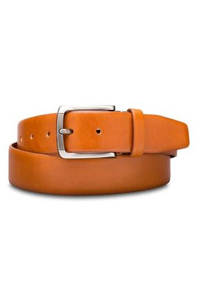 Bosca Napoli Leather Belt in Saddle at Nordstrom, Size 40