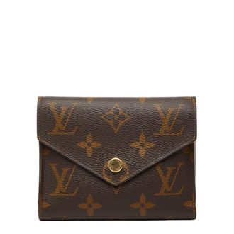 Louis Vuitton Brown Rose Ballerine Pvc Leather Wallet (Tri-Fold) (Pre-Owned)