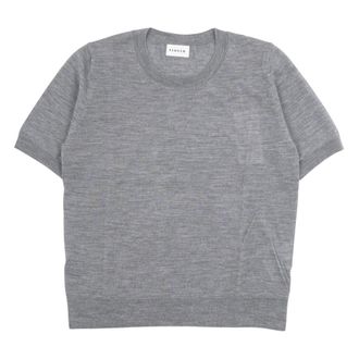 P.A.R.O.S.H. Round-neck Knitwear, female, Gray, Size: XS Round-neck Knitwear