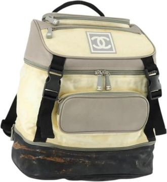Chanel Pre-owned Backpacks, female, Multicolor, Size: ONE SIZE Pre-owned Nylon Backpack