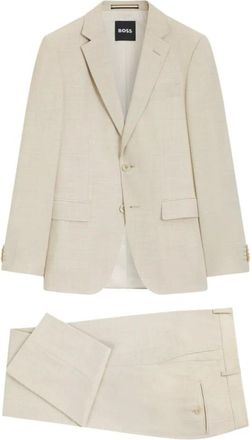 HUGO BOSS H-Huge Design Suit - male - Boss - Single Breasted Suits - Beige - S - Suits