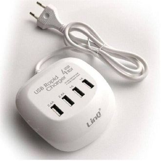 Trade Shop Trade Shop - Multipresa Caricatore Ricarica Rapido 20w 4 Porte Usb T-4a04 Caricabatterie Multiporta