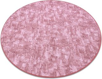 RugsX Rugsx - Alfombra Solid C&iacute;rculo Rubor Rosado 60 Hormig&oacute;n Pink Circulo 200 Cm