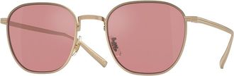 Oliver Peoples OV1329ST Rynn 50353E Mens Sunglasses Gold Size 49