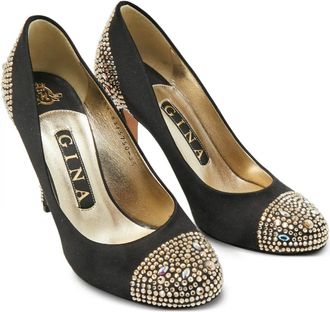 Gina Pumps con cristalli - Nero