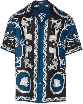 Versace Blue Informal Shirt