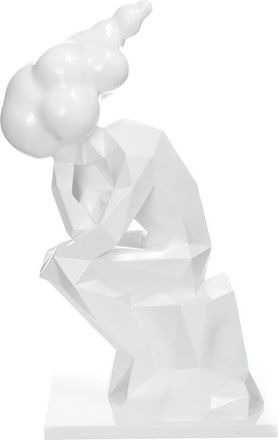 Alpha Collection Skulptur Be 47 cm - Weiss