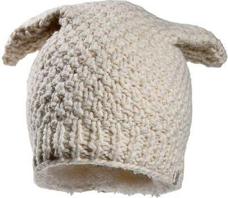 Nirvanna Designs Bear Ear Beanie in White at Nordstrom