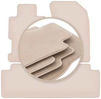 OEM Alfombrillas Beige Premium Para Honda Civic Vii Sed&aacute;n 2001-2005
