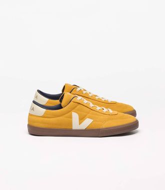 Veja Mens Panenka Suede Sneakers In Yellow