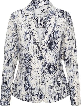 &Co Woman Pammy Blazer - Dames - Blazers - Blauw - L - Jassen