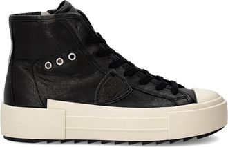 Philippe Model Sneakers Paris Haute Tennis - Dames - Sneakers - Zwart - 37 EU - Katoen - Schoenen