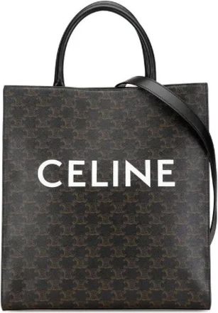 Celine Pre-owned Handbags, female, Black, Size: ONE SIZE Pre-owned Canvas handbags