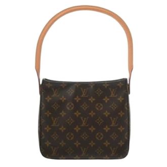 Louis Vuitton Pre-owned Shoulder Bags, female, Brown, Size: ONE SIZE Pre-owned Looping MM Shoulder Bag