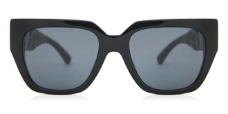 Versace VE4409F Asian Fit GB1/87 Womens Sunglasses Black Size 53