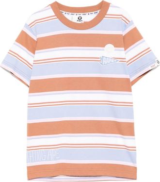 Aape By A Bathing Ape T-shirt a righe - Rosa