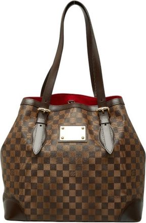 Louis Vuitton Damier Brown Pvc Leather Shoulder Bag Tote Bag (Pre-Owned)