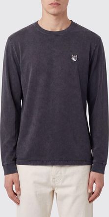 Maison Kitsun&eacute; T-shirt a maniche lunghe in cotone organico con patch Chillax Fox