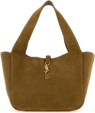 Saint Laurent Biscuit Suede Leather Le 5 a 7 Bea Shoppong Bag