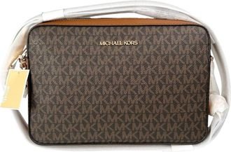 Michael Kors Leather Shoulder Bag Weekend Bag (Pre-Owned)