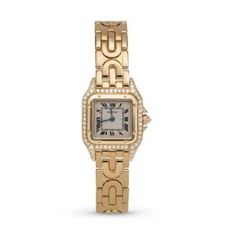 Cartier Pre-owned Cartier Panthere De Cartier Quartz White Dial Ladies Watch 1280